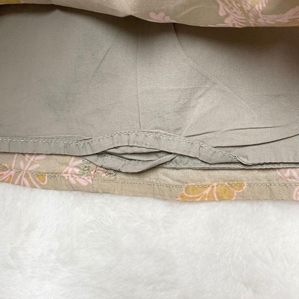 Old Navy minimal beige pink floral dress‎ 6-12 - Picture 4 of 6